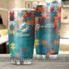 Miami Dolphins Insulated Tumbler Autism Cool Miami Dolphins Gift Best selling 510x510 1