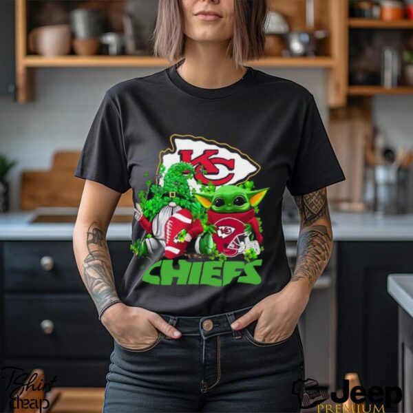 NFL Kansas City Chiefs St Patricks Day T Shirt Special Gomes Baby Yoda St Patricks Day Shirt0