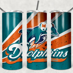 Miami Dolphins Tumbler logo new 2024 for fan