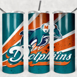 Miami Dolphins Tumbler logo new 2024 for fan