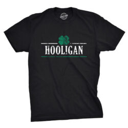 HOOLIGAN SHAMROCK ST. PATRICK?S DAY T SHIRT