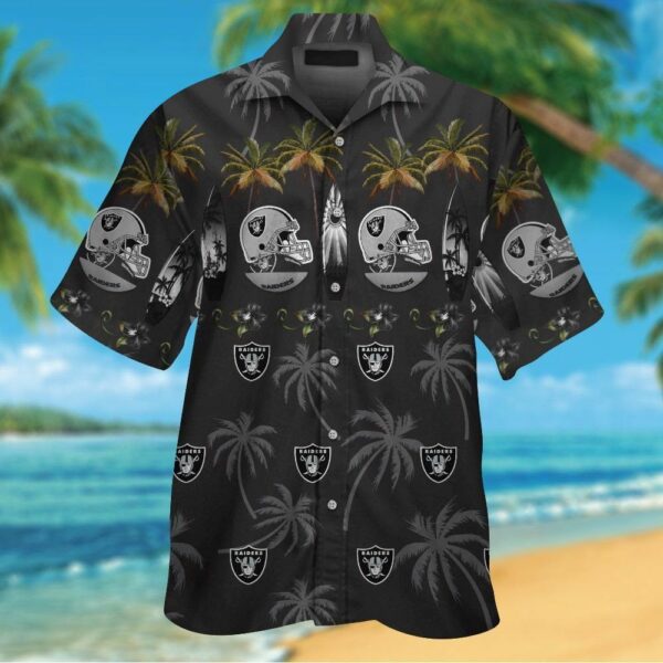 las vegas raiders short sleeve button up tropical hawaiian shirt ver019 1918 kwzfn