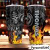 personalized skull nfl las vegas raiders flame tumbler 1 hca7N