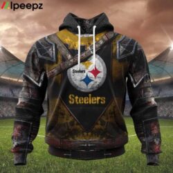 Steelers NFL Warrior Customized 3D Hoodie