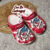 Chiefs Crocs Personalized KC Chiefs Football Ripped American Flag Clog Shoes chiefs crocs personalized kc chiefs football ripped american flag clog shoes 6207 r3crl