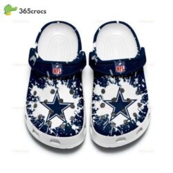 Dallas Cowboys Band Comfortable Classic Water Saleoff For Mens And Womens Crocs Clog Shoes