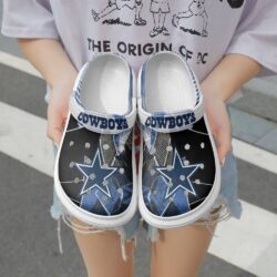 Dallas Cowboys Comfortable Water Shoes Crocs Clog Aqua Footwear Exquisite Design