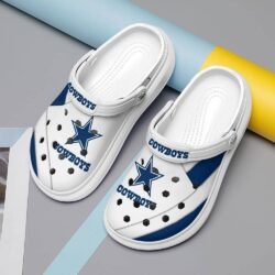 Dallas Cowboys Crocs Clog Comfortable Water Shoes Classic Water Resistant Trend