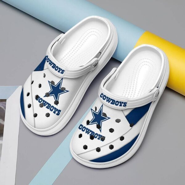 dallas cowboys crocs clog comfortable water shoes classic water resistant trend 2335 ssmes