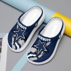 Dallas Cowboys Crocs Clog Comfortable Water Shoes Contemporary Water Friendly Wear