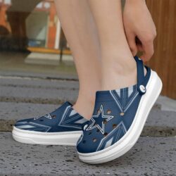 Dallas Cowboys Crocs Clog Comfortable Water Shoes Premier Aqua Footwear Trend