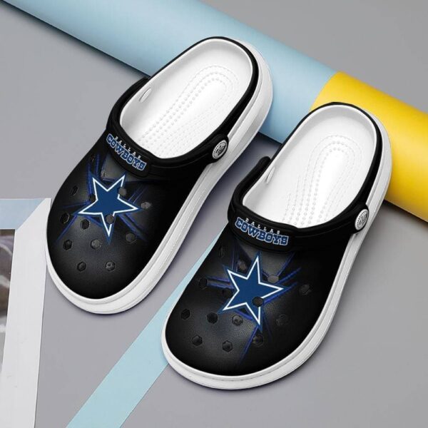 dallas cowboys crocs clog comfortable water shoes premium water friendly style 8203 z1qki