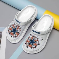 Dallas Cowboys Crocs Clog Comfortable Water Shoes Ultimate Water Ready Choice