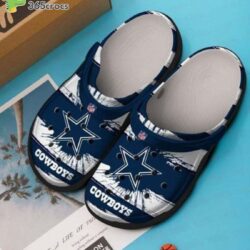 Dallas Cowboys Enthusiasts Celebrate Football Spirit Unique Clog Shoes