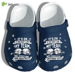 Dallas Cowboys Football Fan Inspired Clog Shoes Team Spirit Design