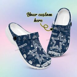 Dallas Cowboys NFL Crocs Shoes Team Design Gift