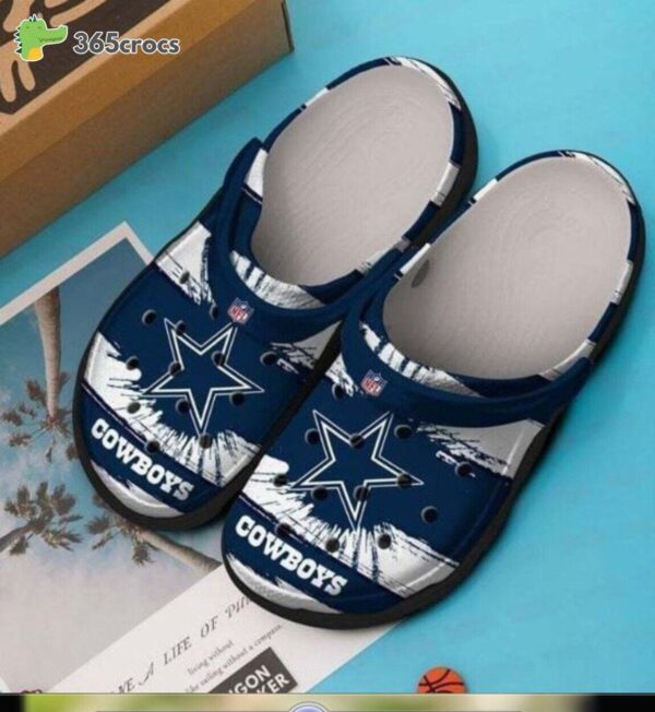 dallas cowboys sports enthusiast celebratory design clog footwear pride 9263