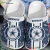 Dallas Cowboys White-Navy Nfl Crocs Clog Shoes dallas cowboys white navy nfl crocs clog shoes 6150 amuyc