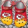 Football Crocs Personalized KC Chiefs Half Tone Drip Flannel Clog Shoes football crocs personalized kc chiefs half tone drip flannel clog shoes 9153 ucorv