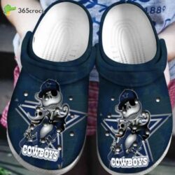 Football Spirit Jack Skellington Dallas Cowboys Classic Clog Shoes
