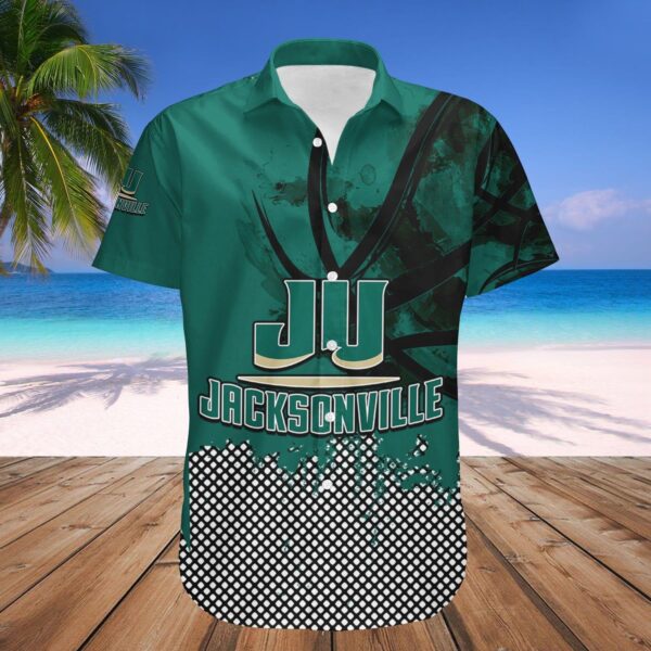 jacksonville dolphins hawaii shirt basketball net grunge pattern ncaa 2883 68nfk