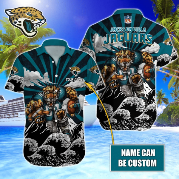 jacksonville jaguars custom hawaiian shirt 9156 dqgzf