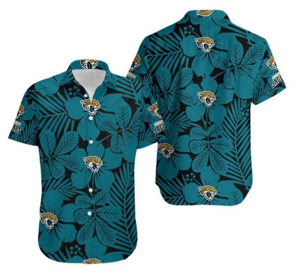 jacksonville jaguars flower hawaii shirt and shorts summer collection 7470