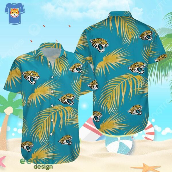 jacksonville jaguars flower short sleeve hawaiian shirt best summer gift for fans 4449 dyy7j
