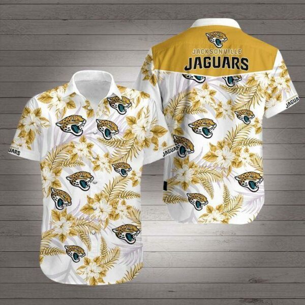 jacksonville jaguars hawaiian shirt gift for fans 3229 idczm