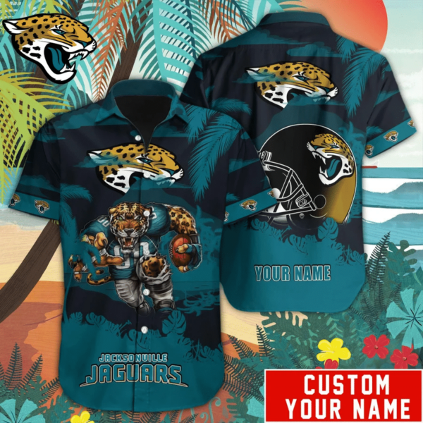 jacksonville jaguars nfl hawaiian shirt trendy aloha design 4494