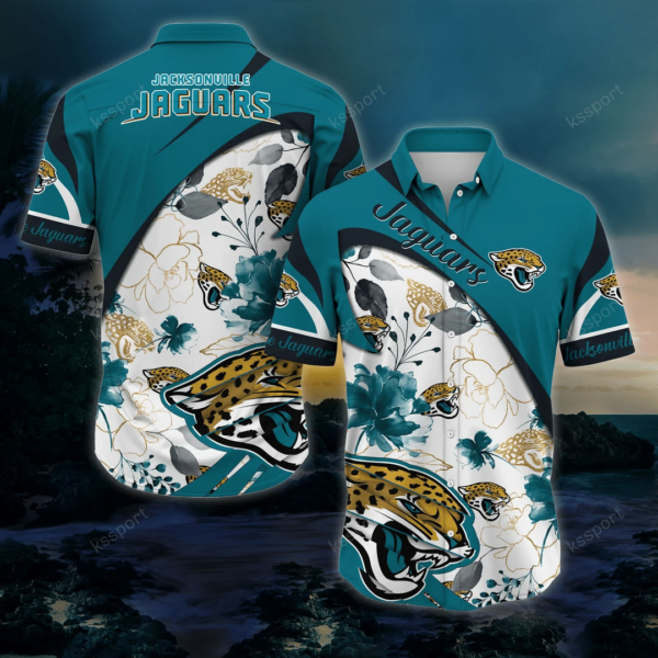 jacksonville jaguars nfl men hawaiian shirt 6606 ibew4