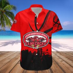 Jacksonville State Gamecocks Hawaii Shirt Basketball Net Grunge Pattern ? NCAA