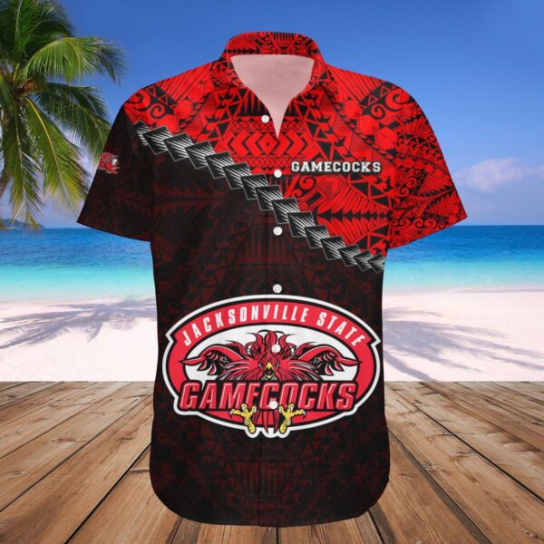 jacksonville state gamecocks hawaii shirt grunge polynesian tattoo ncaa 9181 zneaq