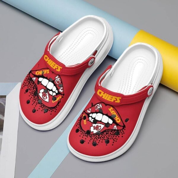 kansas city chiefs comfortable water shoes crocs clog aqua footwear elite design 6820 falus