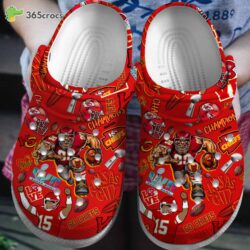 Kansas City Chiefs NFL Crocs Clogs Shoes Comfortable