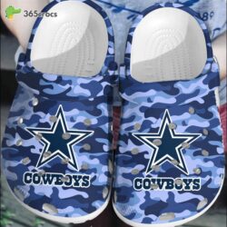 NFL Dallas Cowboys Football Shoes Clogs Crocs Comfortable