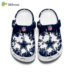 Nfl Football Dallas Cowboys Crocs Clog Shoes