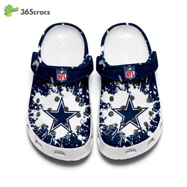 nfl football dallas cowboys crocs clog shoes 8414 4kjzt