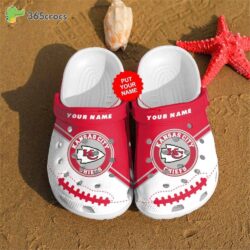 Nfl Football Kansas City Chiefs Personalized Crocs Clog Shoes