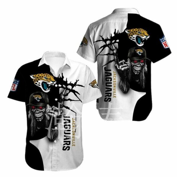 nfl jacksonville jaguars halloween iron maiden trendy hawaiian shirt aloha shirt 3624 h3b9k