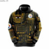Pittsburgh Steelers NFL cyber 2099 3D Hoodie Men and women s l960 29