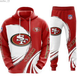NFL San Francisco 49ers Tracksuit Hoodie Pants set sport