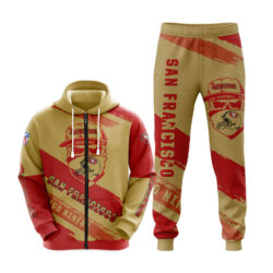 San Francisco 49ers NFL go niners set 3D Unisex Hoodie Sweatpants