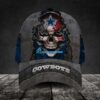Custom Name Kratos skull Dallas Cowboys 3D Cap Print Full 0x720@1619230258dfa2518518