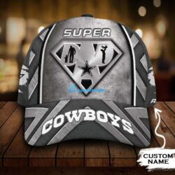 Dallas Cowboys super Dad custom name 3D cap for fan