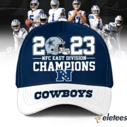 2023 NFC East Champions Cowboys 3d Cap 1