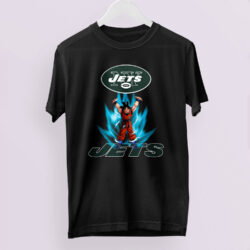 Son Goku Powering Up In Energy New York Jets Shirt