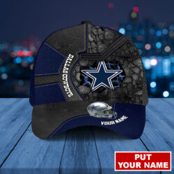 Custom Wall Dallas Cowboys NFL 3D Cap For Men