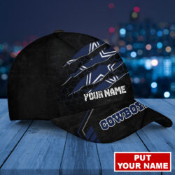 Custom Name Monster Dallas Cowboys 3D Cap Print Full AOP Classic Baseball Cap Mockup4 3