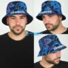 Dallas Cowboys 3D bucket hawaii floral hat Dallas Cowboys bucket hawaiian hat